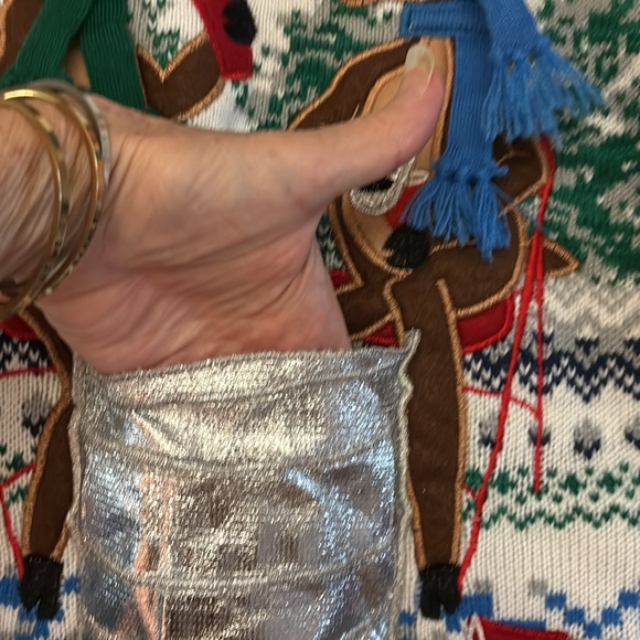 Holiday “ Ugly Sweater” with Drinking Reindeer - Picture 8 of 8